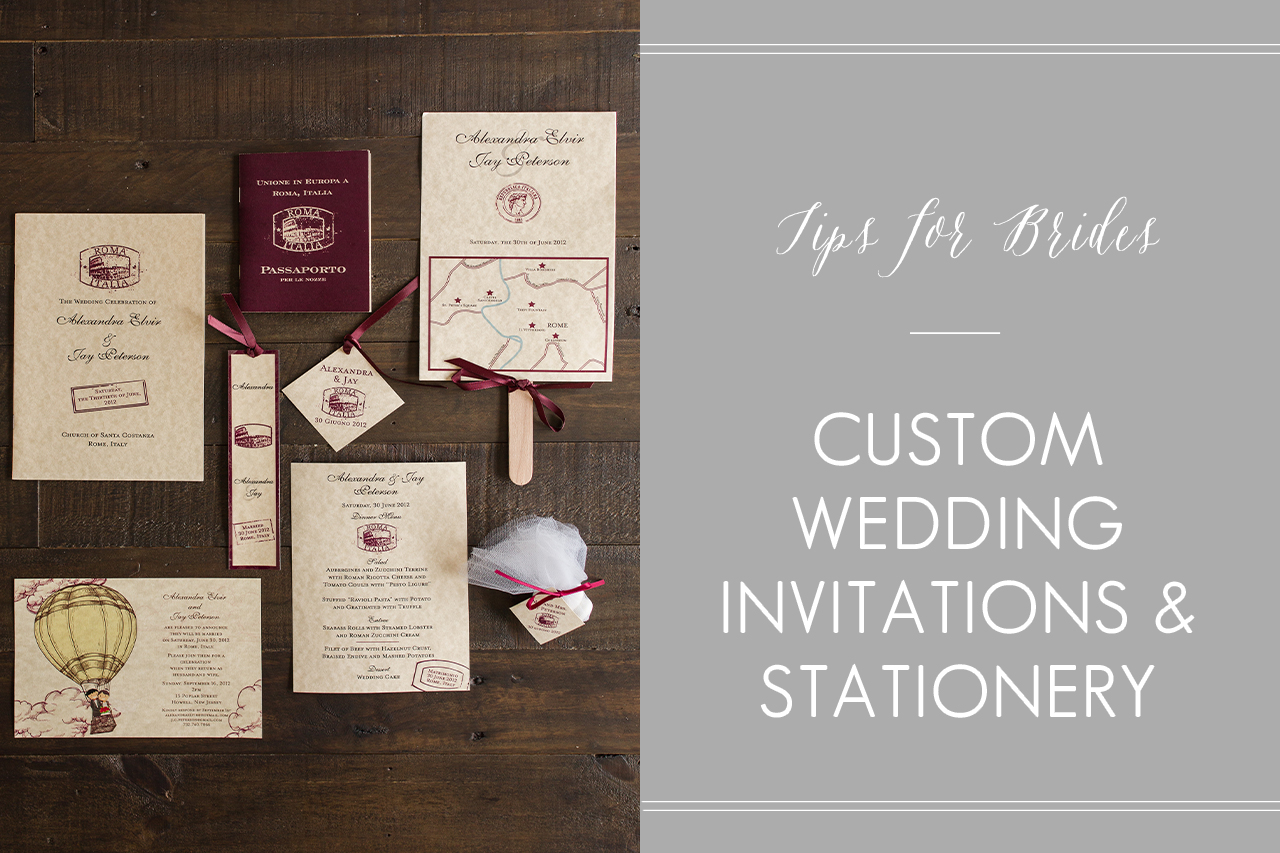 Custom Wedding Invitations and Stationery
