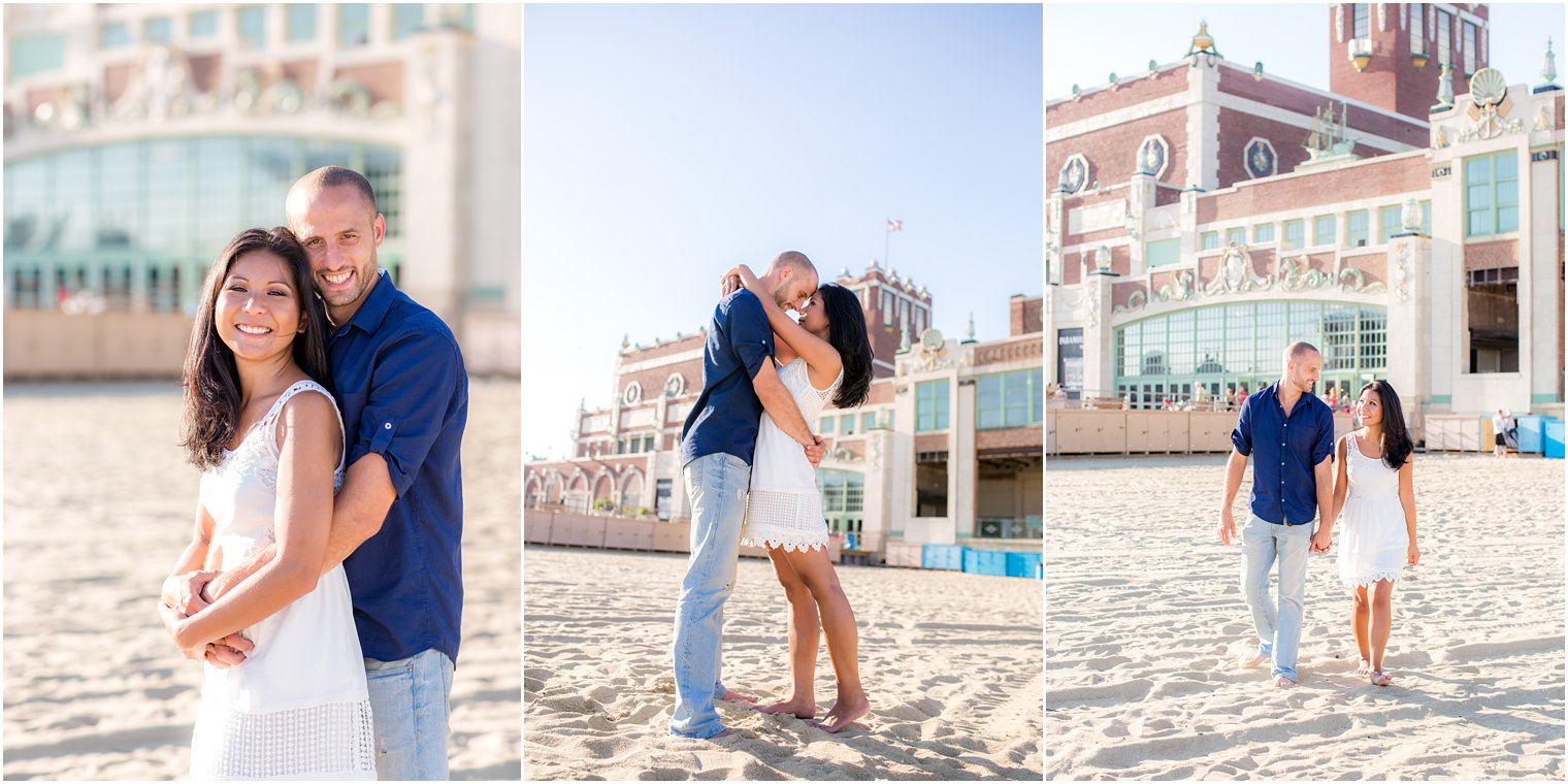 Asbury Park NJ Engagement Photos by Idalia Photography