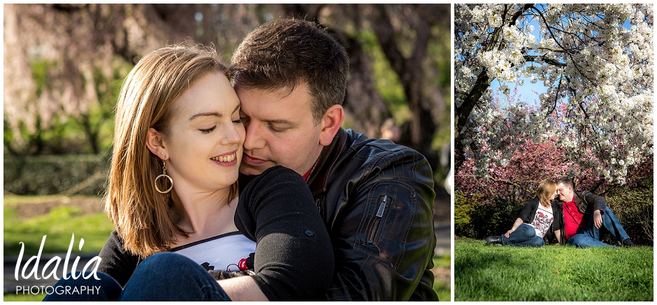 brooklyn botanic garden engagement