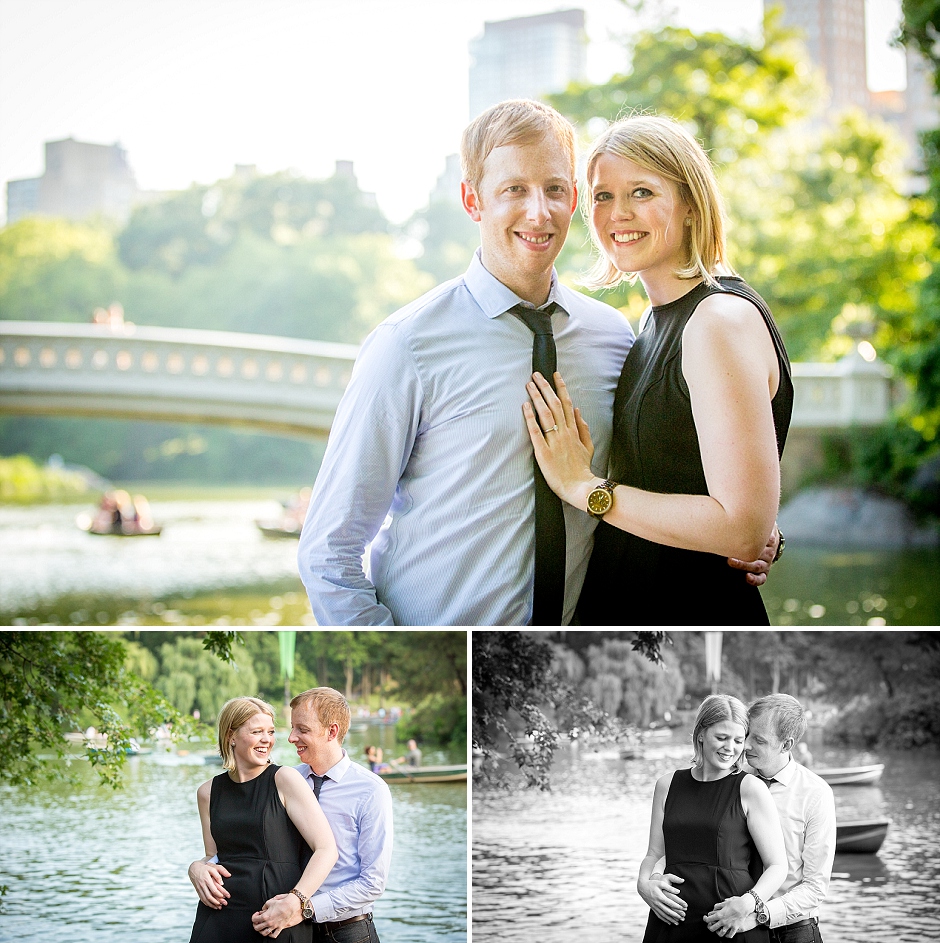 bow bridge engagement session