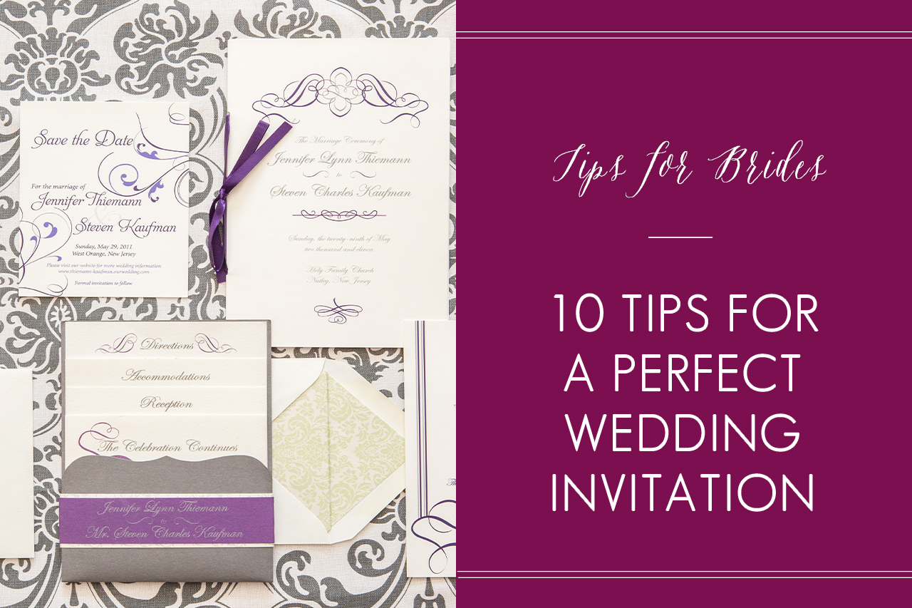 Tips for A Perfect Wedding Invitation