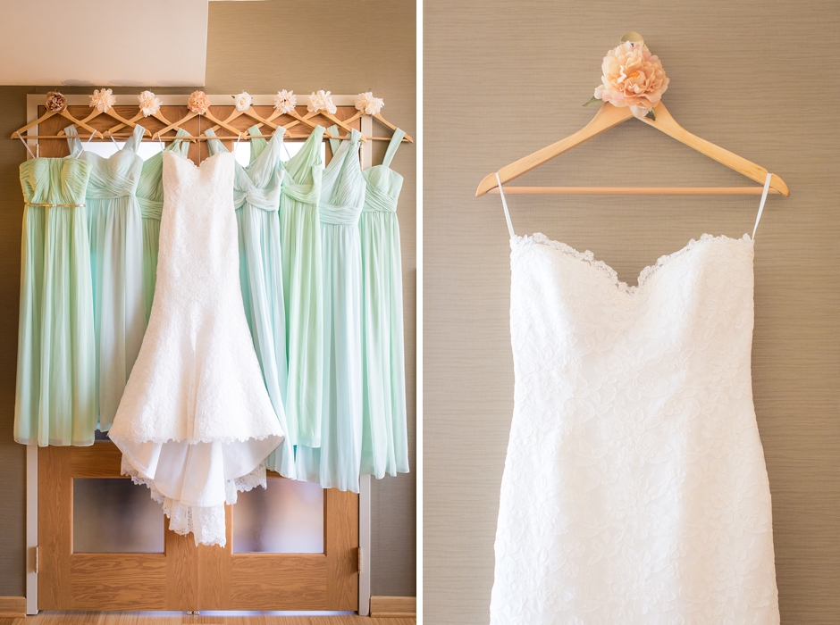 mint green wedding | inn at lambertville station