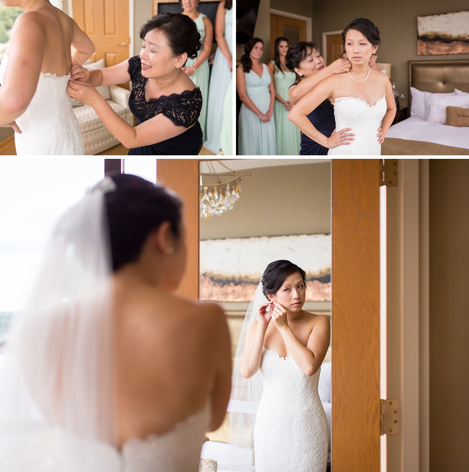 bride getting ready