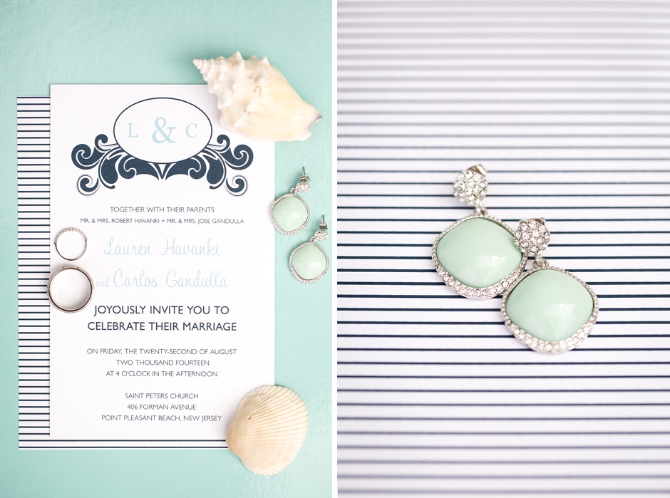 beach themed wedding invitation