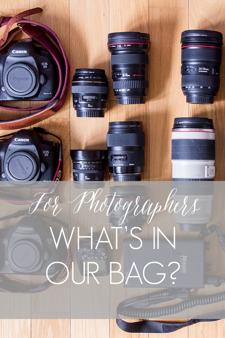 What's In Our Bag? | For Photographers