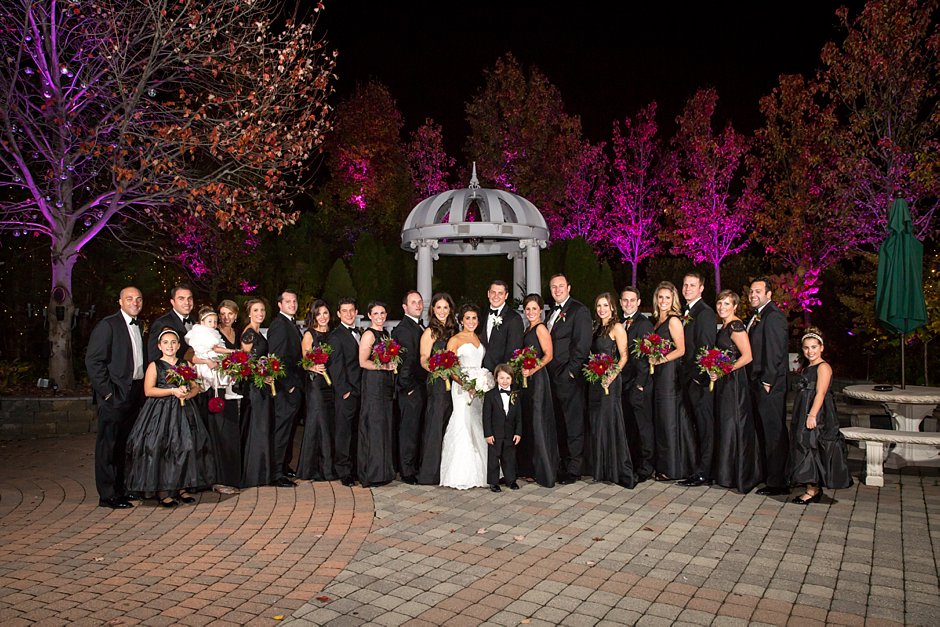 bridal party at the westmount country club