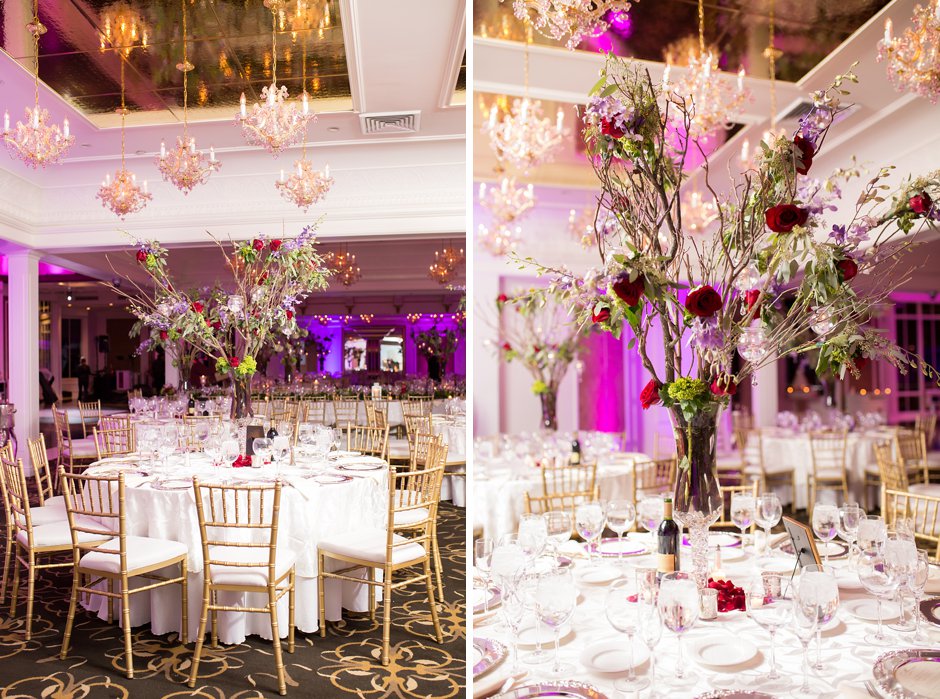 centerpieces at westmount country club