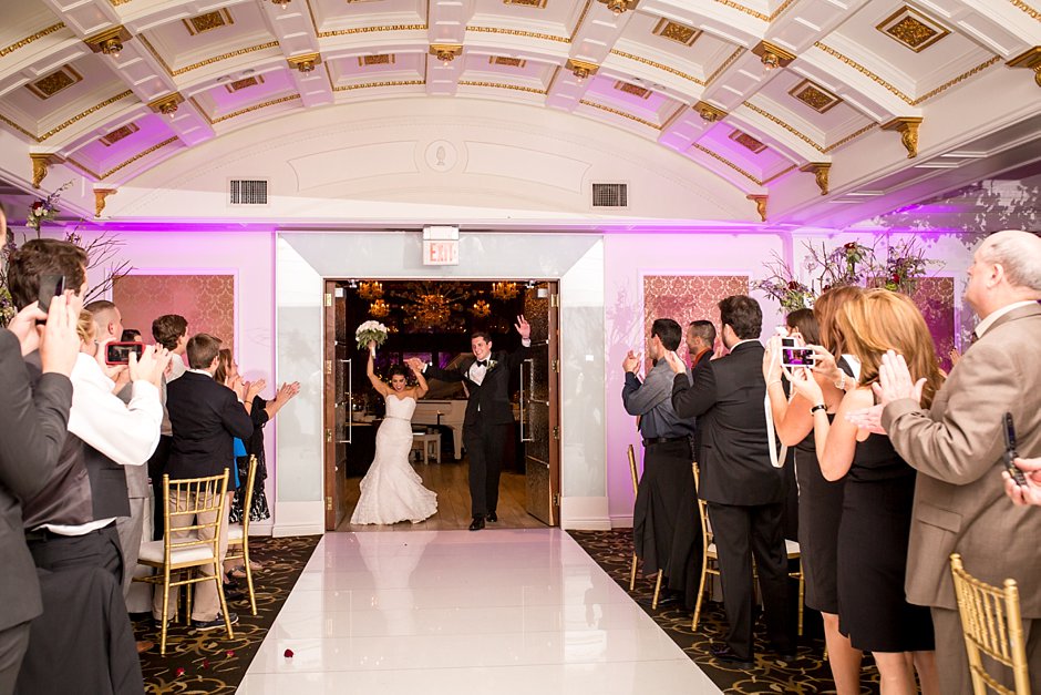 bride and groom entrance