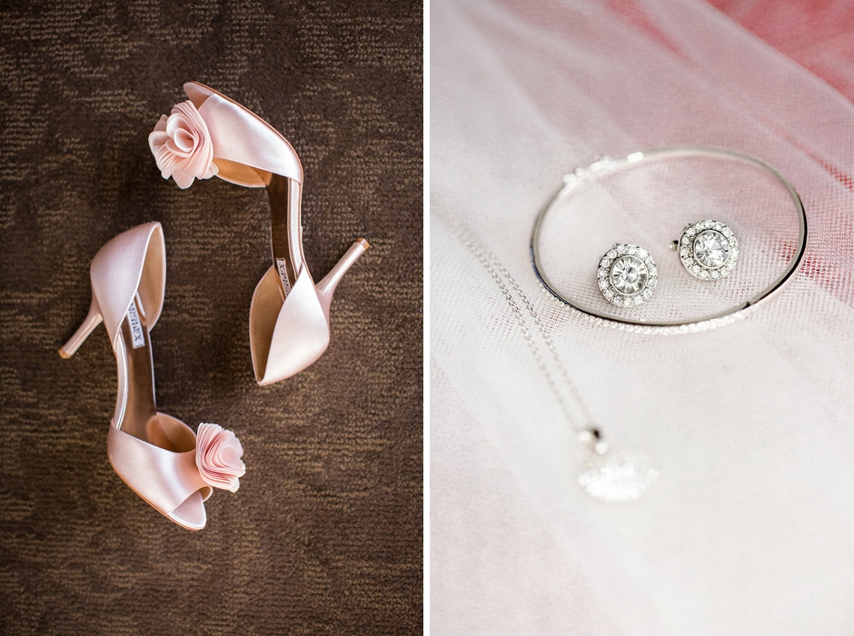 Shadowbrook Wedding shoe and jewelry photos