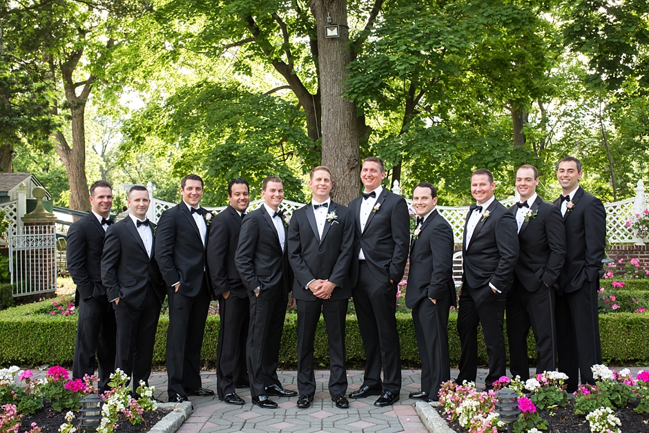 Shrewsbury NJ Shadowbrook Wedding groomsmen photo