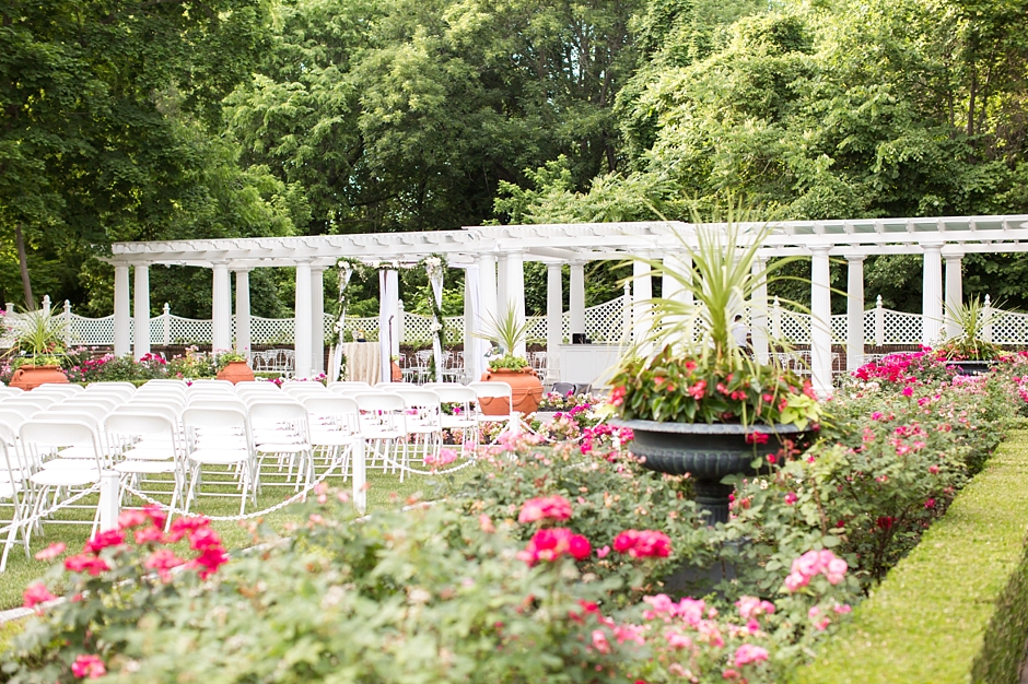 Shrewsbury NJ Shadowbrook Wedding outdoor ceremony space