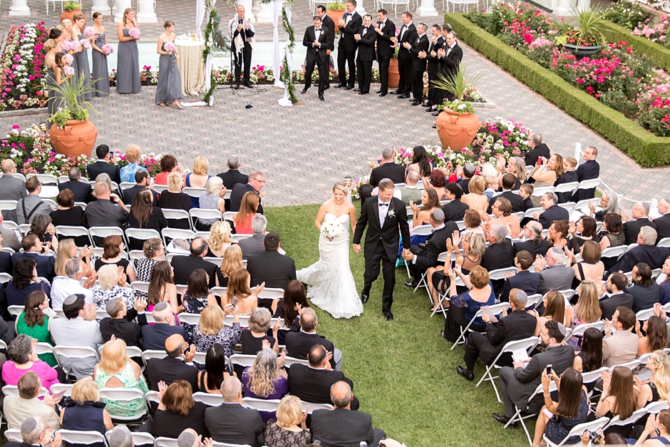 Shadowbrook Wedding recessional photo