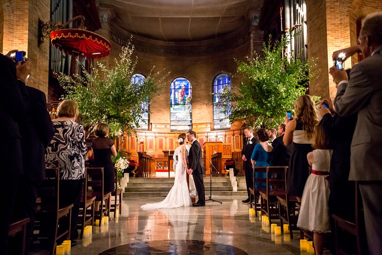 Columbia University Wedding at St. Paul's Chapel by Idalia Photography