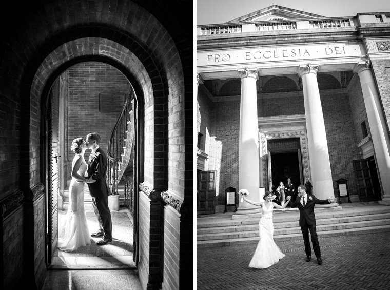 Columbia University Wedding at St. Paul's Chapel by Idalia Photography