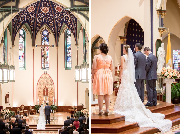 Church of the Assumption wedding ceremony