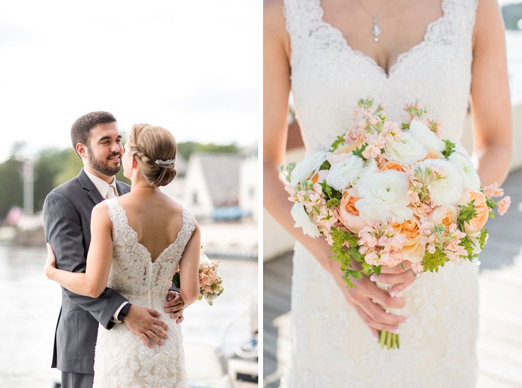 Lake Mohawk Country Club Wedding rustic bouquet photo