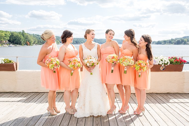 Lake Mohawk Country Club Wedding bridesmaid photo