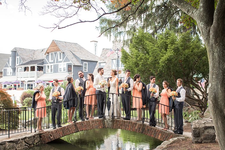 Lake Mohawk Country Club Wedding bridal party photo