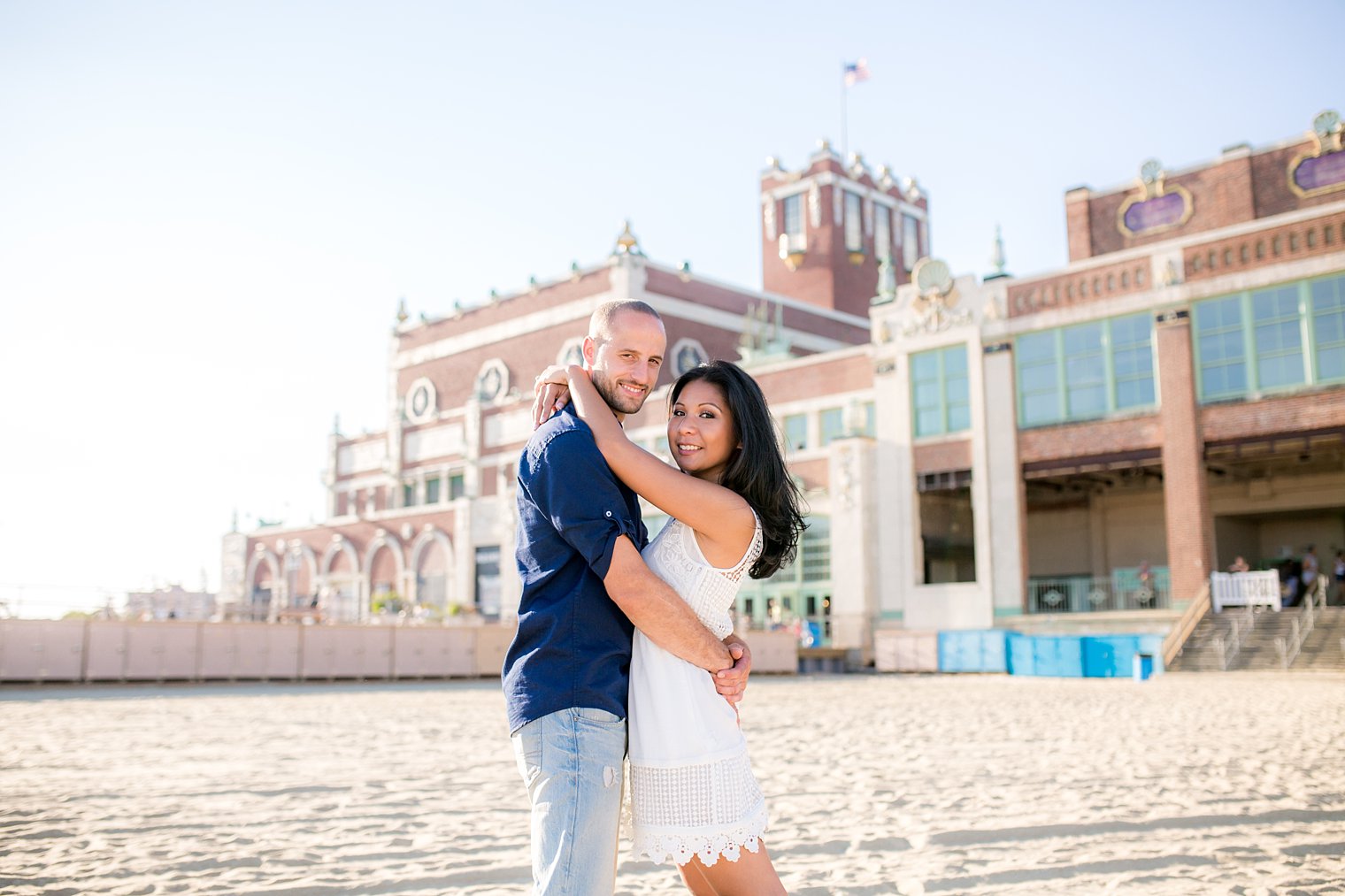 Asbury Park Boardwalk Engagement Session