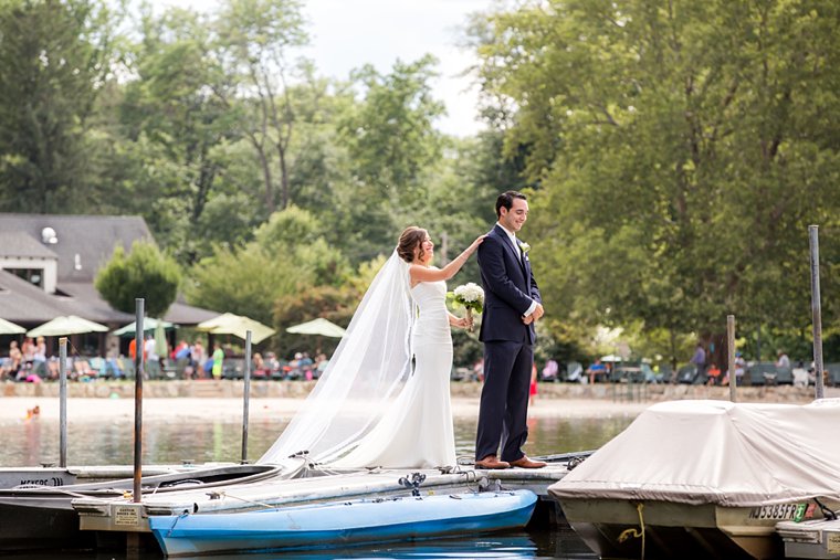 Lake Valhalla Club Wedding photos First Look 