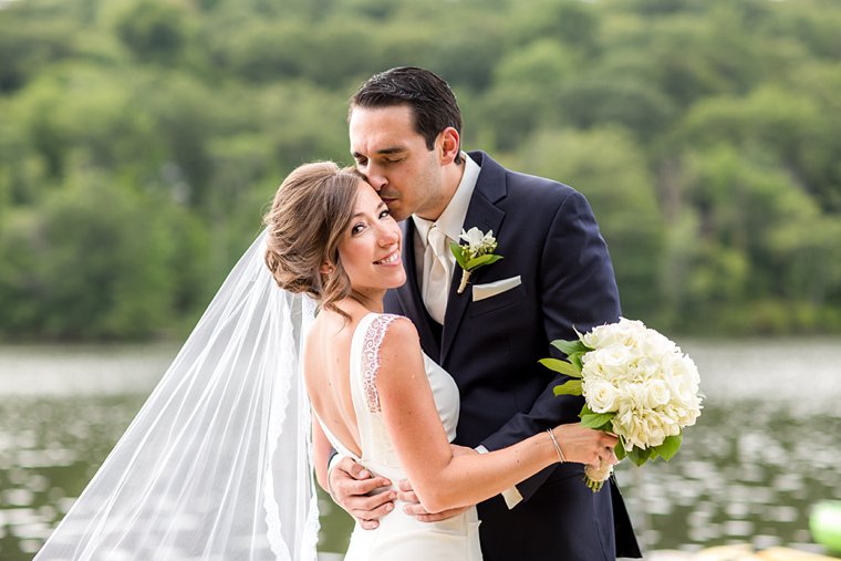 Lake Valhalla Club Wedding photos bride on the lake