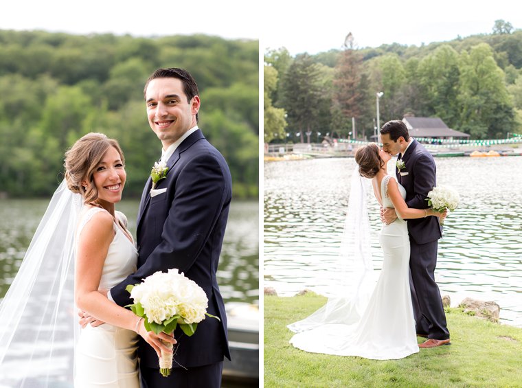 Lake Valhalla Club Wedding photos bride and groom 