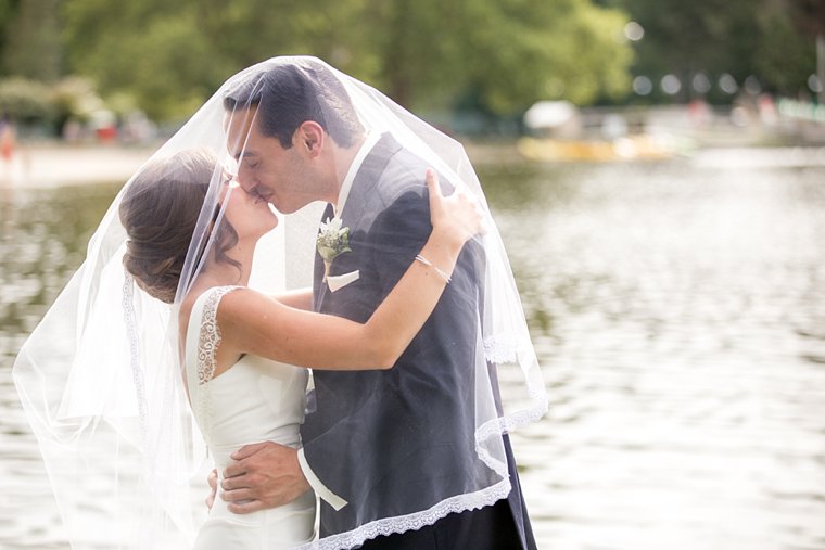 Lake Valhalla Club Wedding photos veil shot