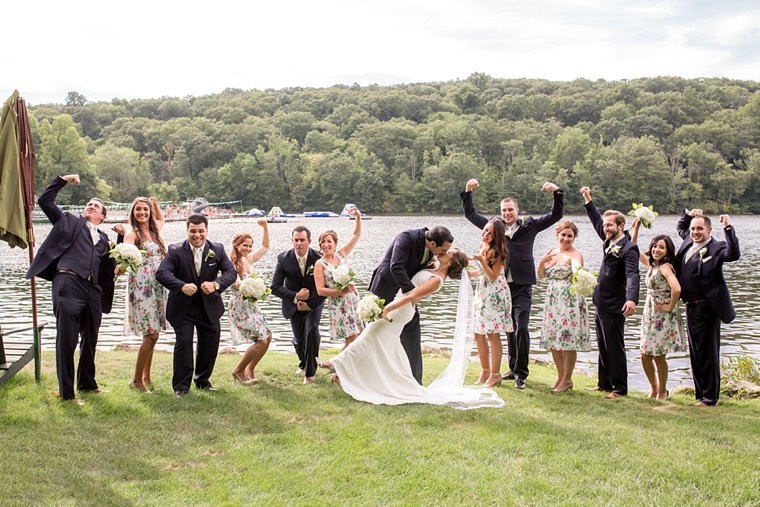 Lake Valhalla Club Wedding photos Fun bridal party photos