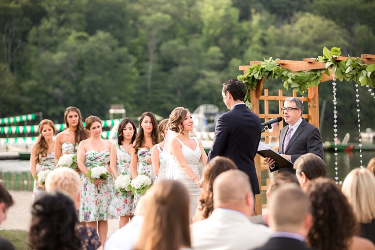 Lake Valhalla Club Wedding photos lakeside ceremony