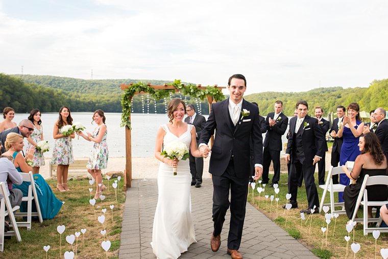 Lake Valhalla Club Wedding photos recessional