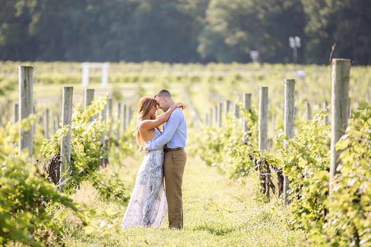 Laurita Winery Engagement Photo