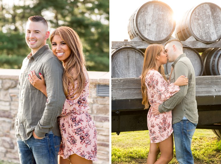 Engagement Photos at Laurita Winery