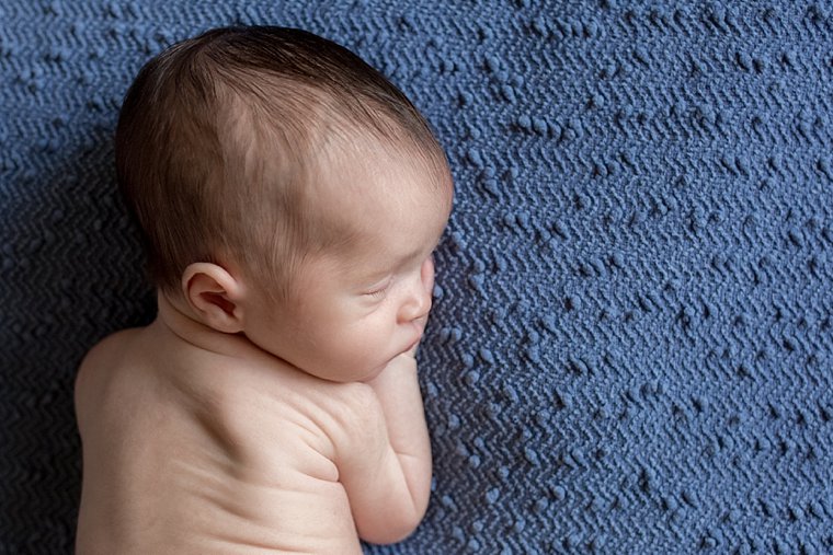 Sleeping newborn baby