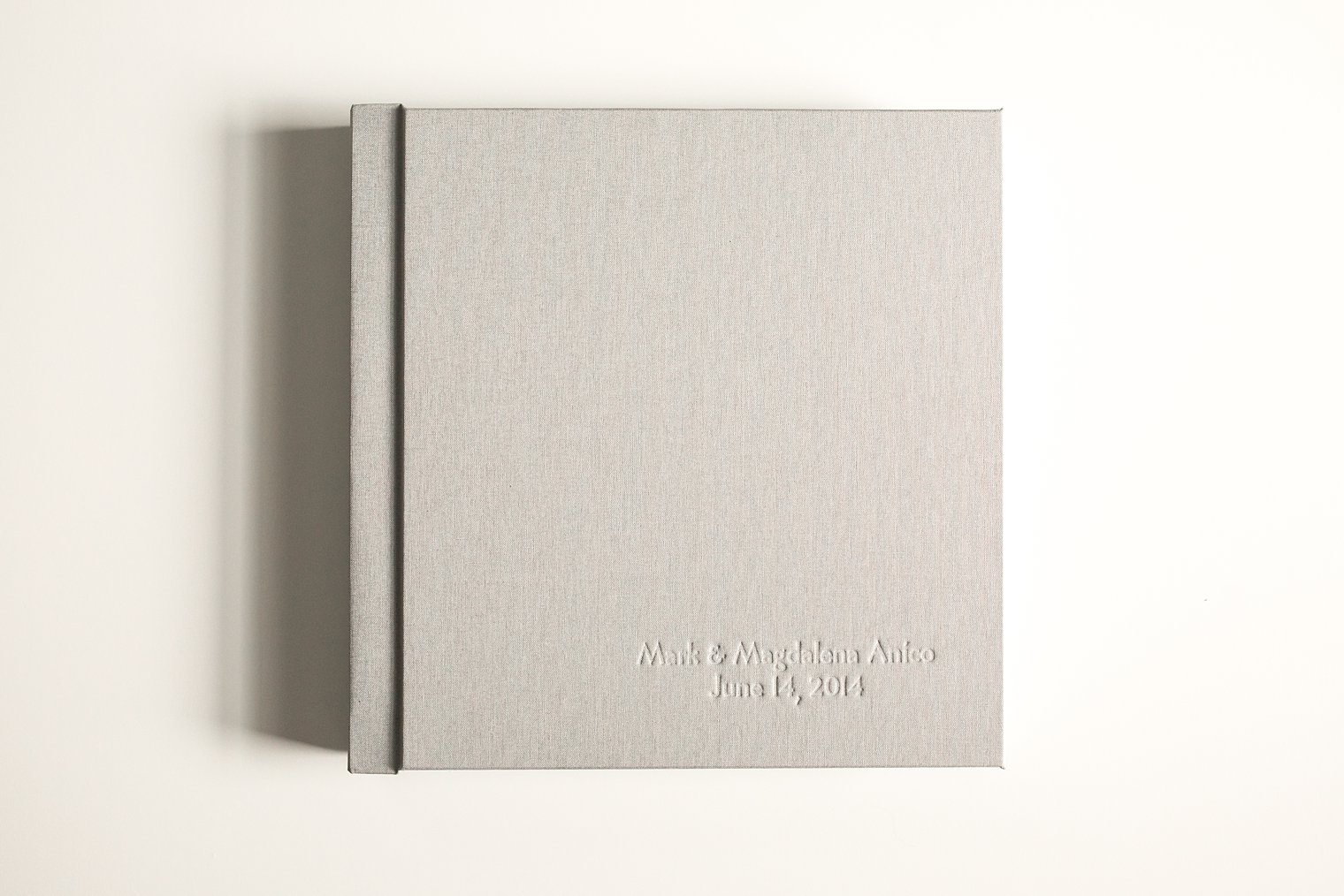 The Smoke Linen Album Wedding Albums