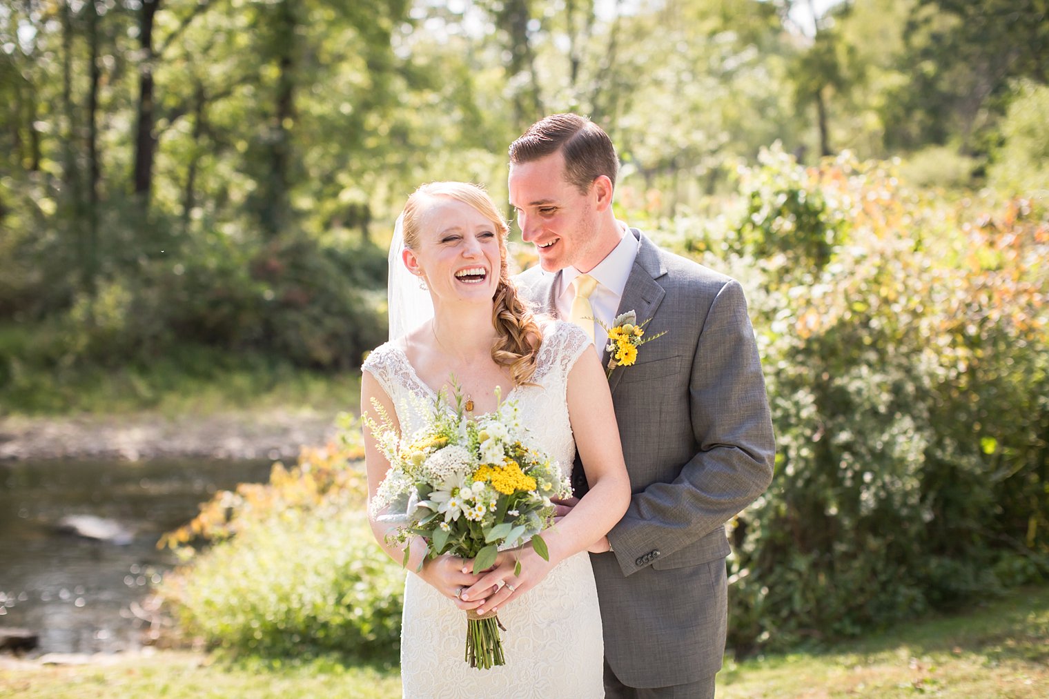 NJ Farmhouse Wedding Raritan Inn Bride and Groom Phots