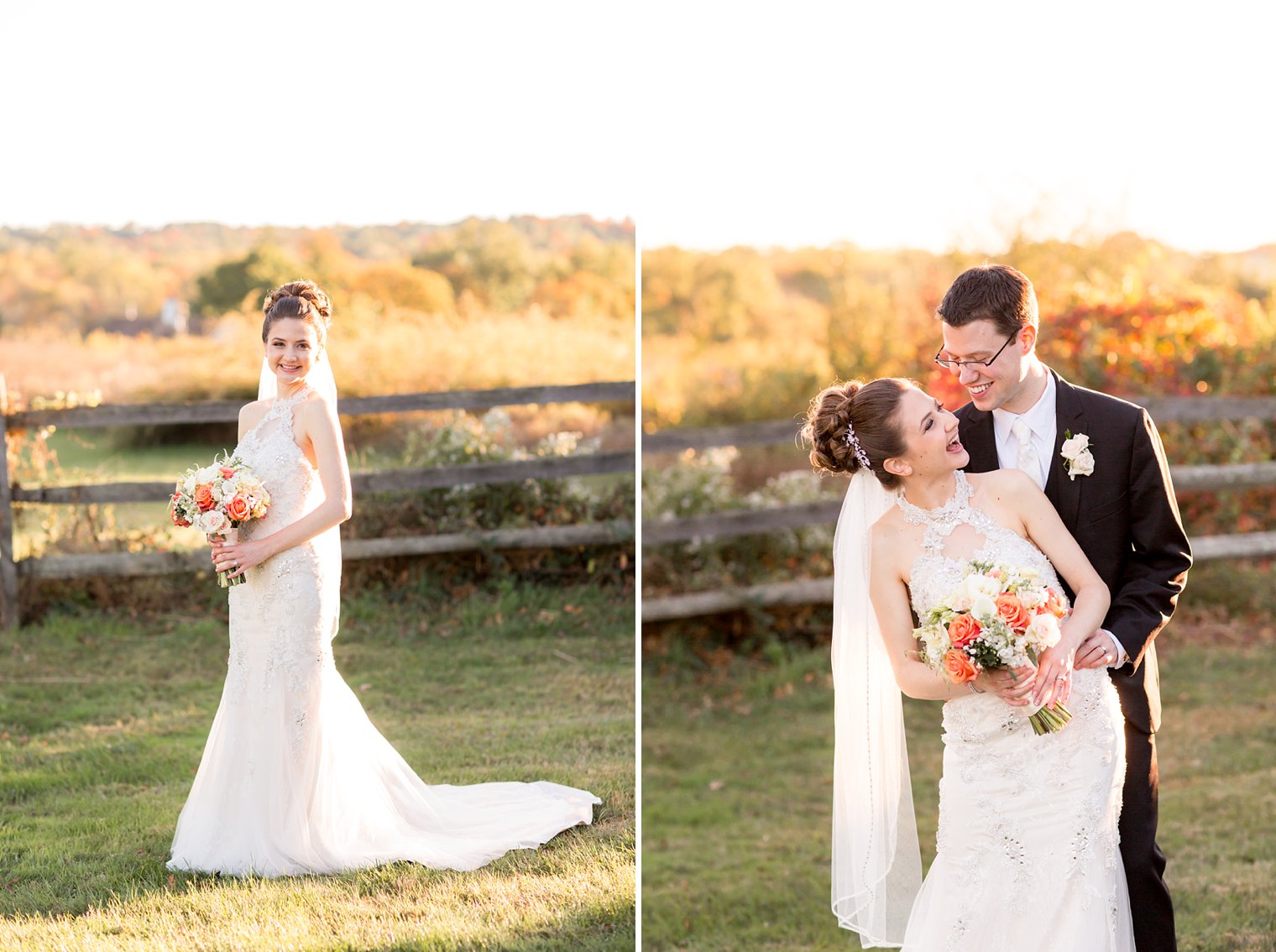 Basking Ridge Country Club fall wedding photos