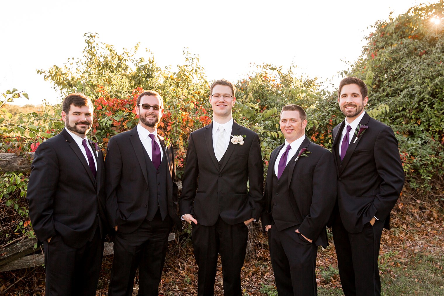 Basking Ridge Country Club groomsmen photo