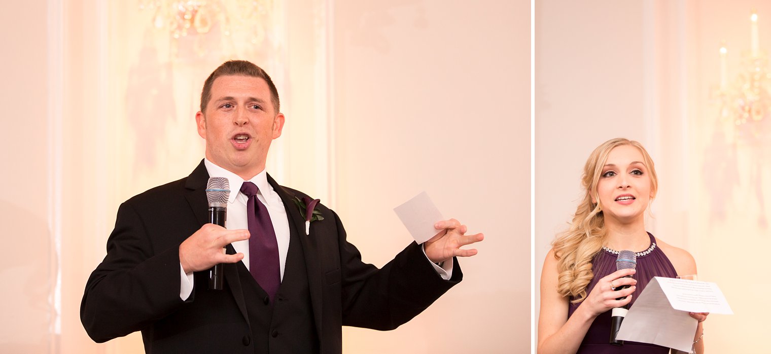 Basking Ridge Country Club reception speeches photo