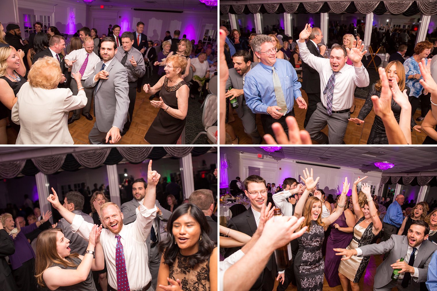 Basking Ridge Country Club fun reception phots