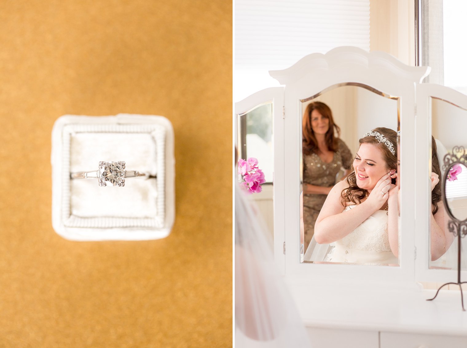 Lake Mohawk Country Club Wedding bridal suite