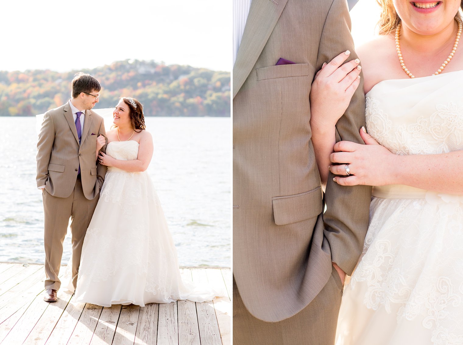 Lake Mohawk Country Club Wedding fall wedding