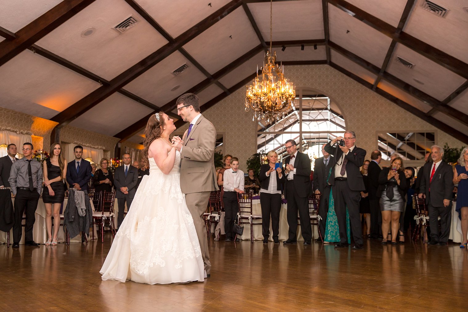 Lake Mohawk Country Club Wedding ballroom