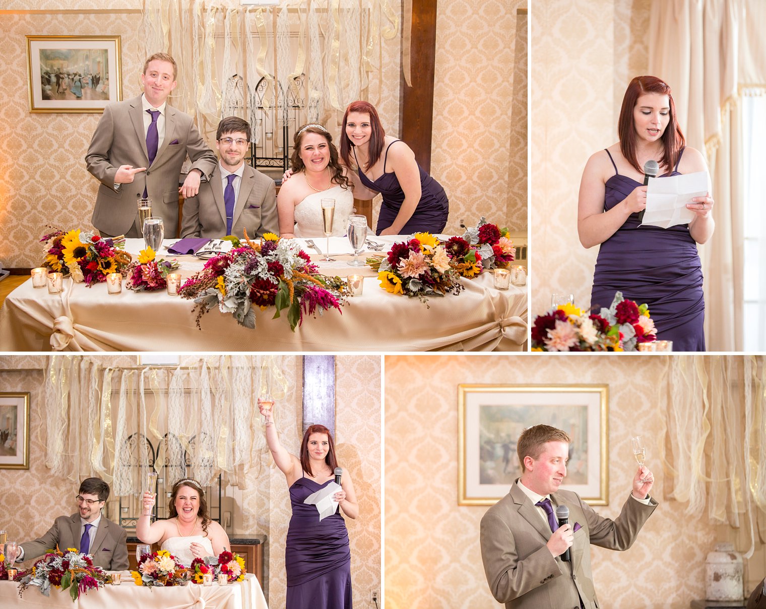 Lake Mohawk Country Club Wedding toasts