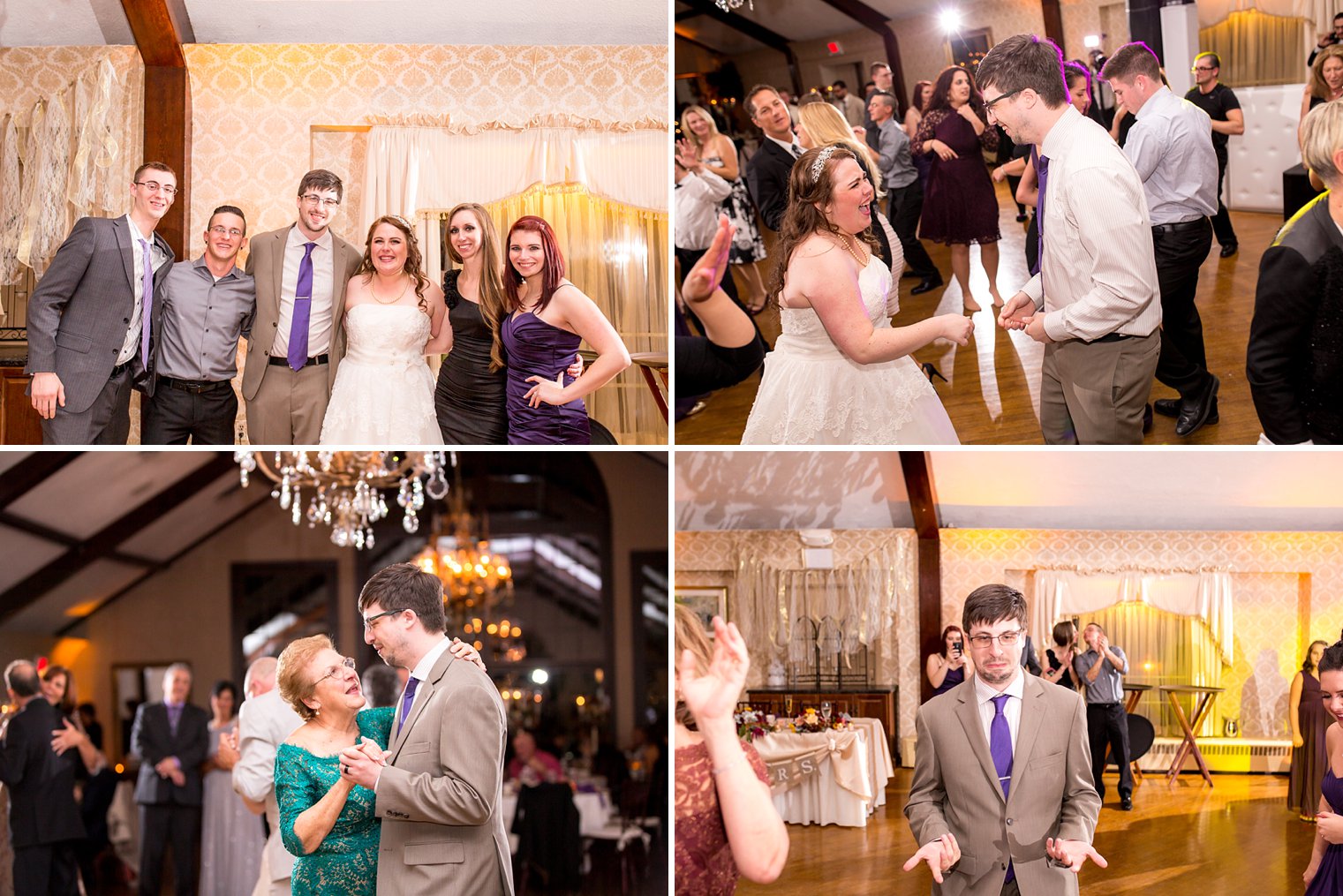 Lake Mohawk Country Club Wedding fun reception dancing