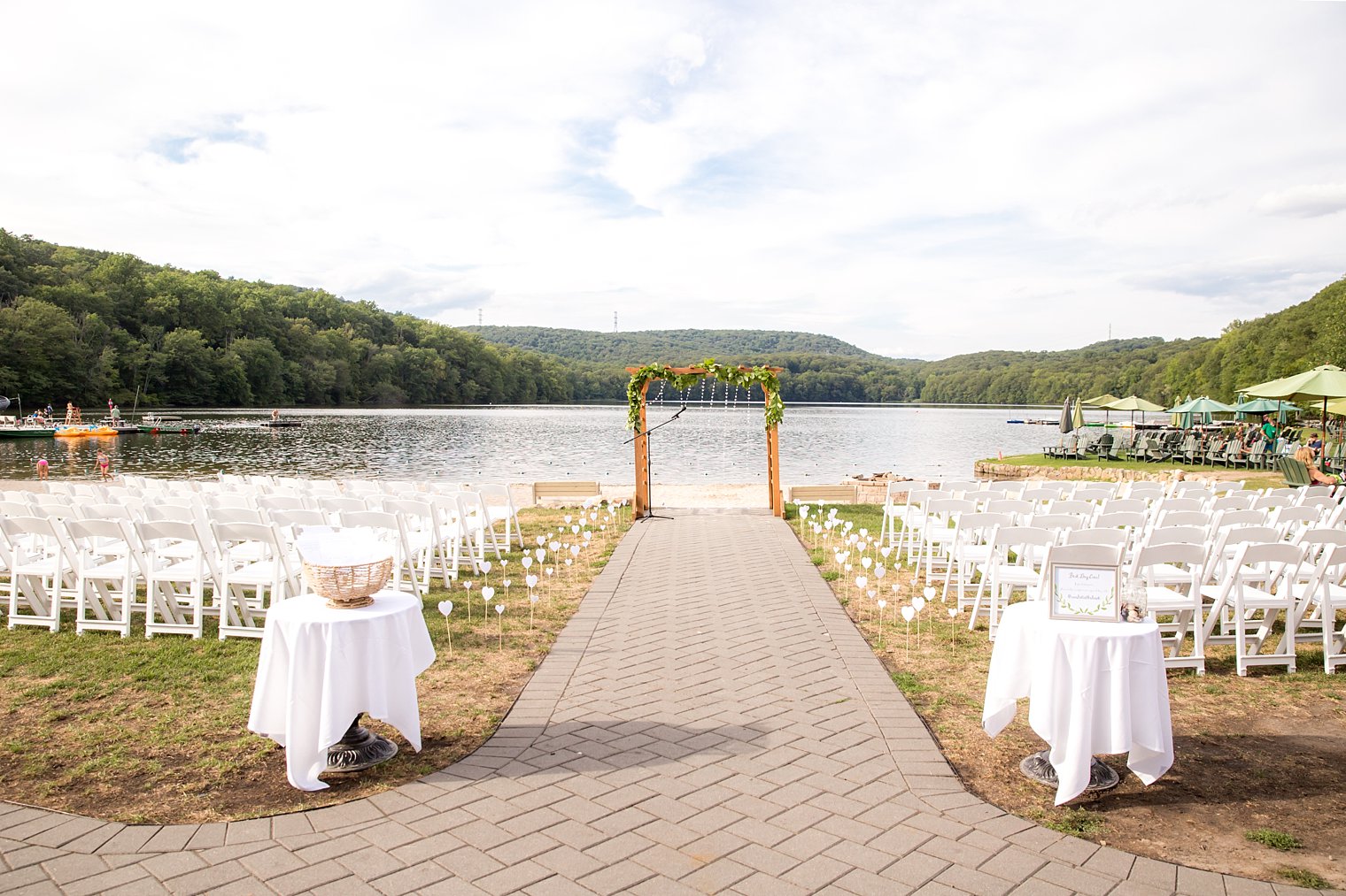 Lake Valhalla Wedding ceremony photo