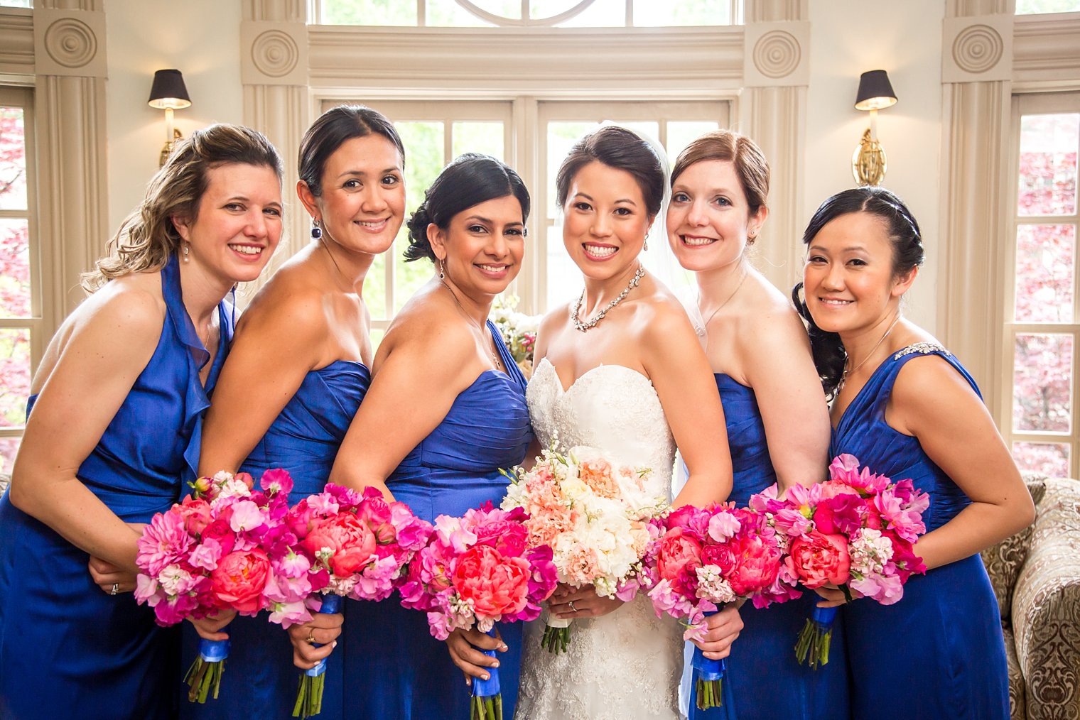 Olde Mill Inn NJ Wedding bridesmaids photo