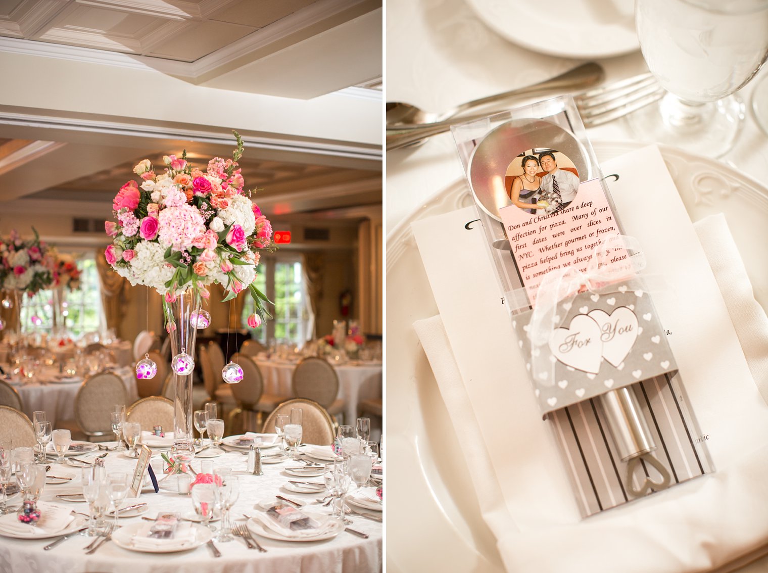 Olde Mill Inn NJ Wedding reception decor photo