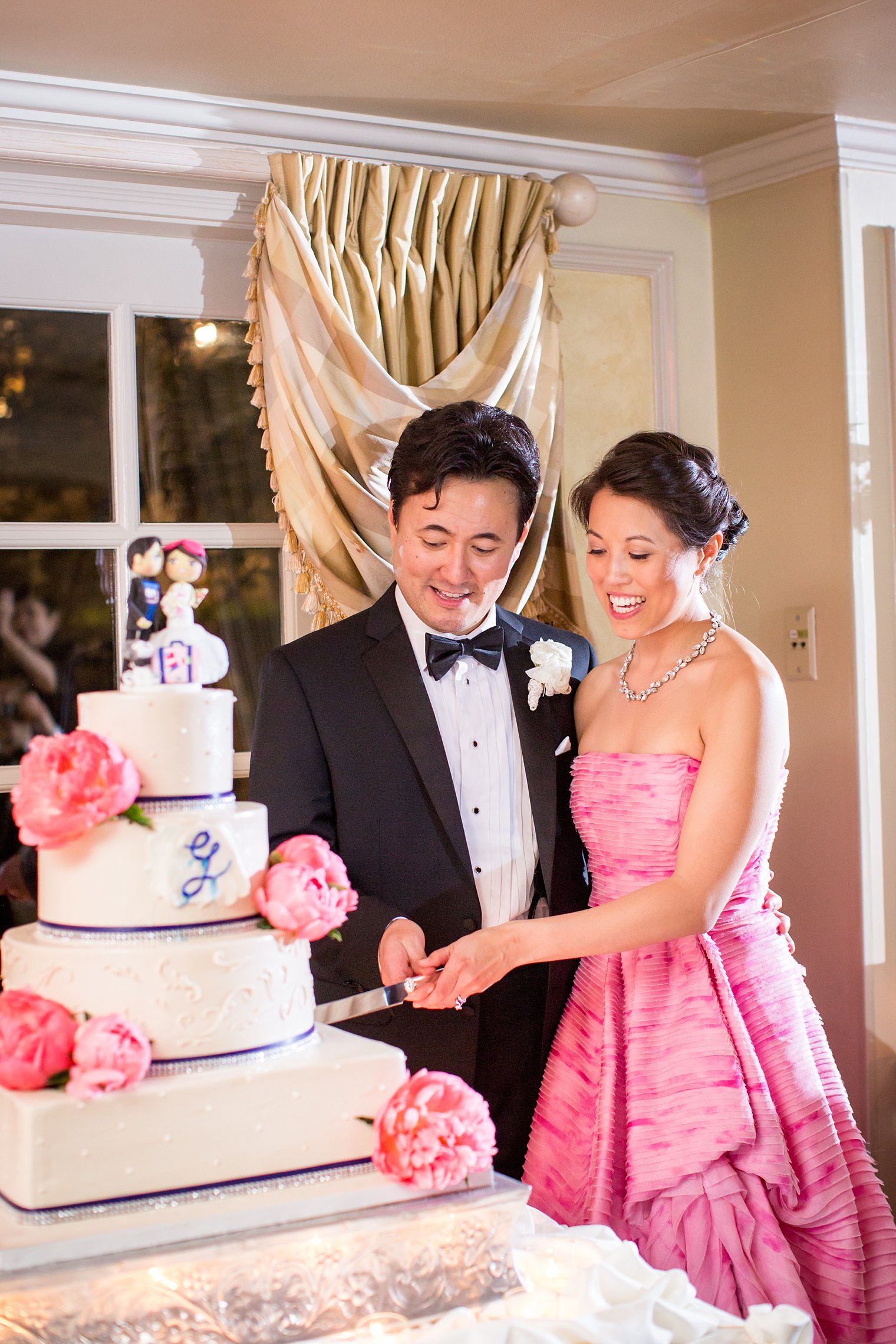 Olde Mill Inn NJ Wedding chic bride and groom photo