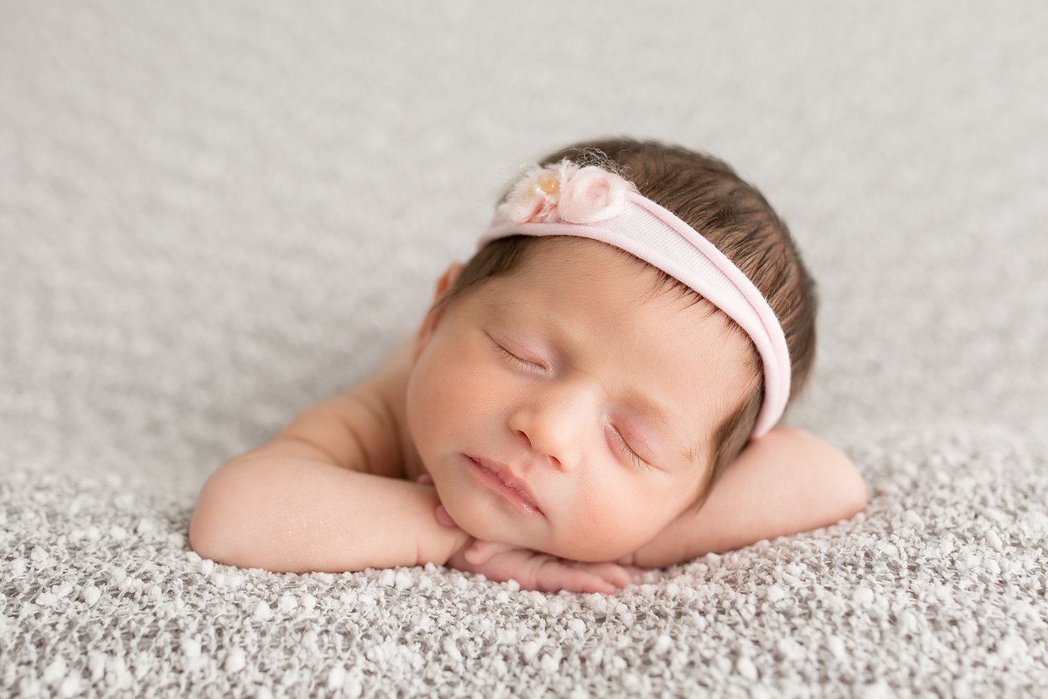 Newborn baby girl photo
