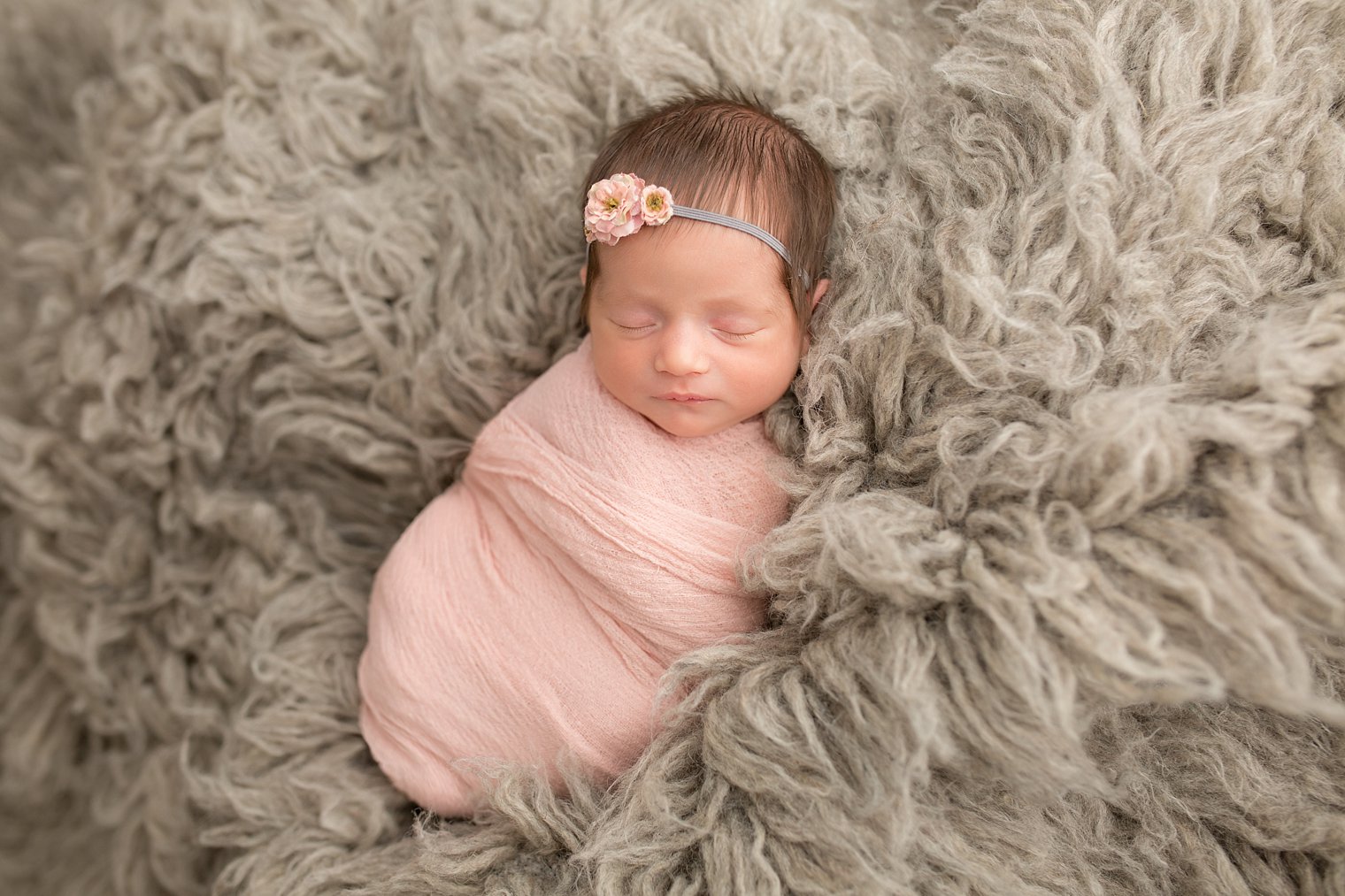 Newborn girl photo
